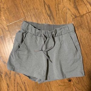 grey lululemon businnes shorts